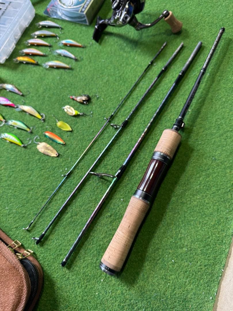 渓流ルアー釣りセット CARDIFFSTREAMLIMITED + Cl4＋他
