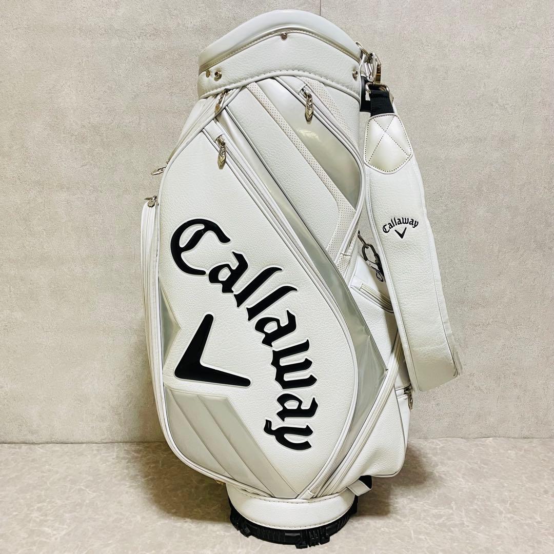 callaway キャロウェイ　キャディバッグ　エナメル　ホワイト　希少　貴重