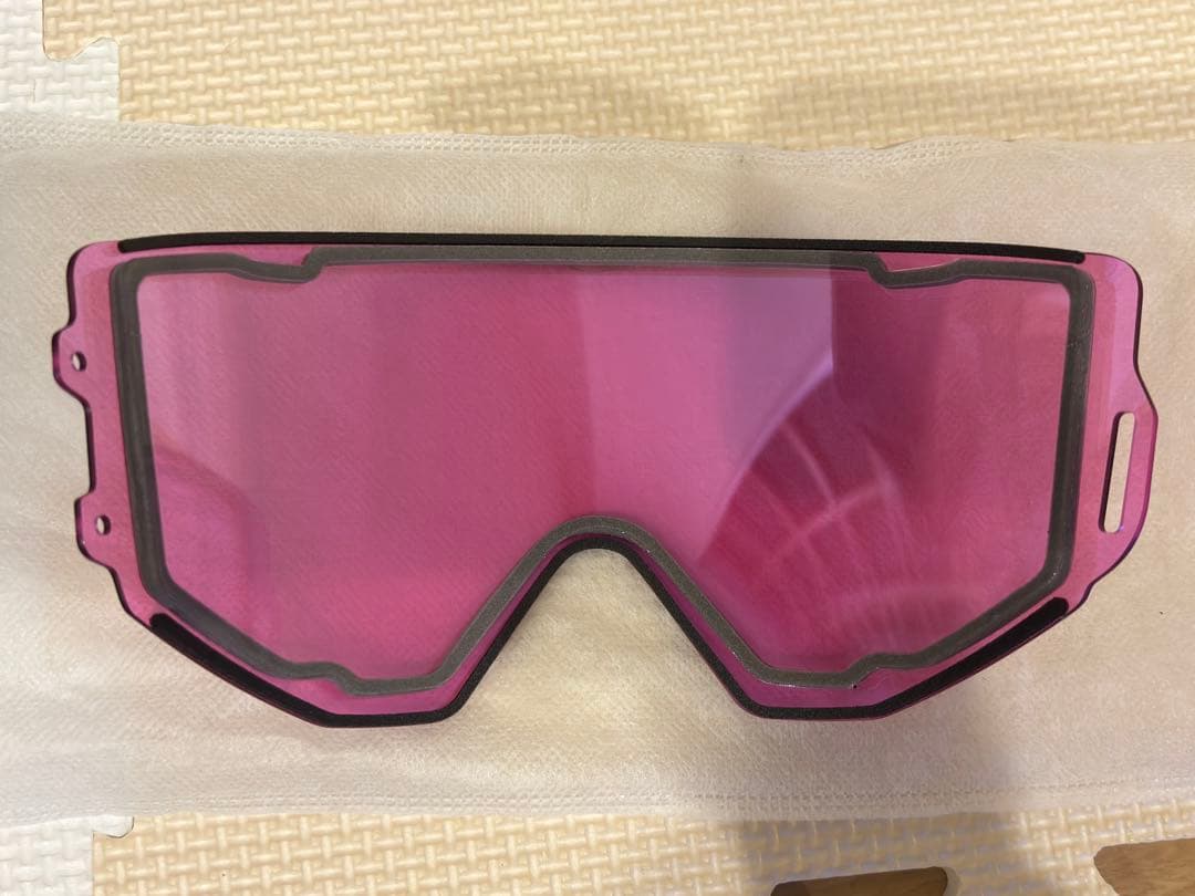 【美品】OAKLEY スノー ゴーグル レンズ3枚付き