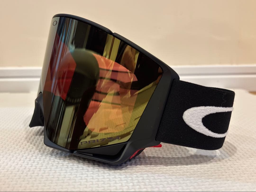 【美品】OAKLEY スノー ゴーグル レンズ3枚付き