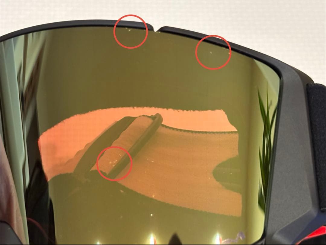 【美品】OAKLEY スノー ゴーグル レンズ3枚付き