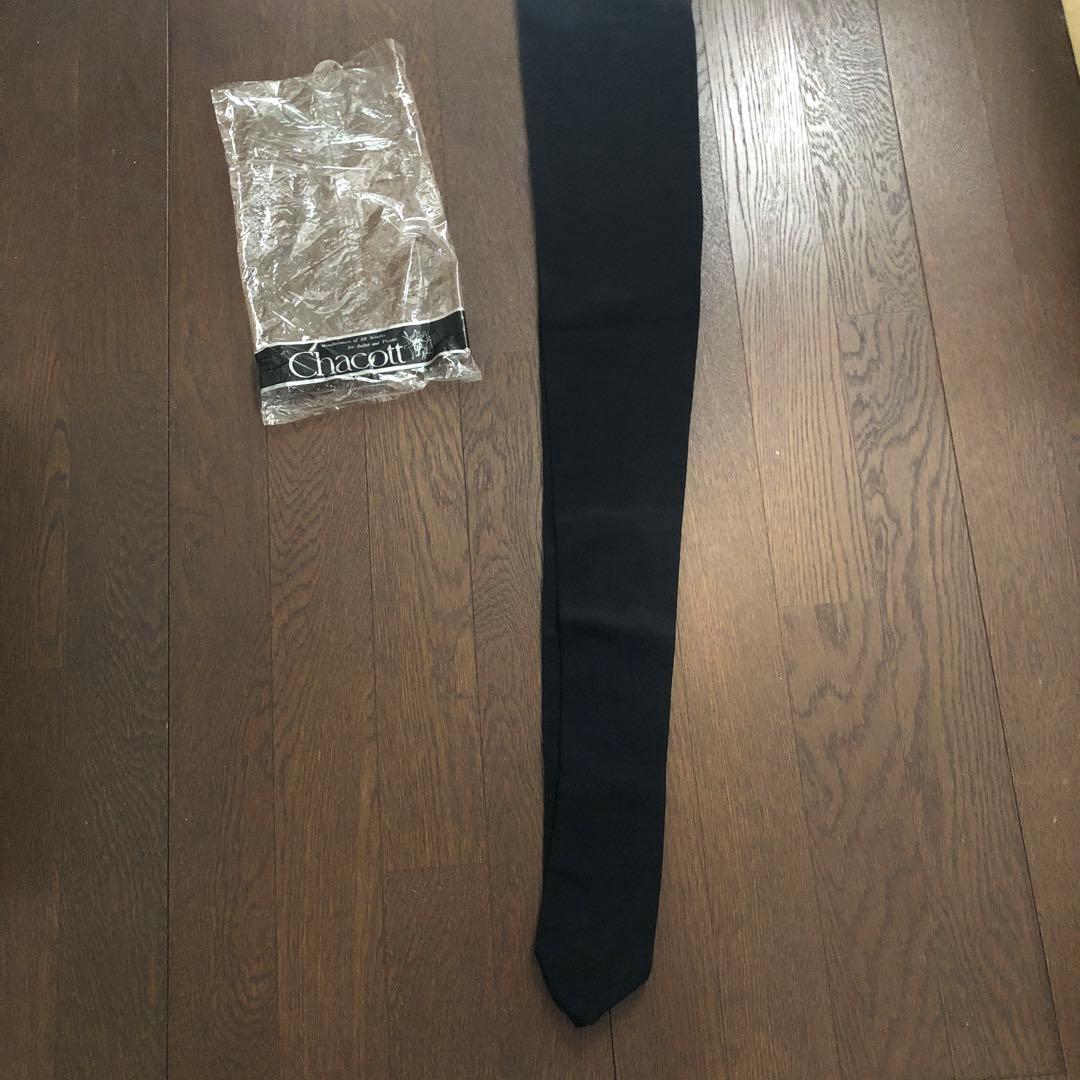 チャコット　Chacott メンズ　タイツ　日本製　L ブラック　バレエ