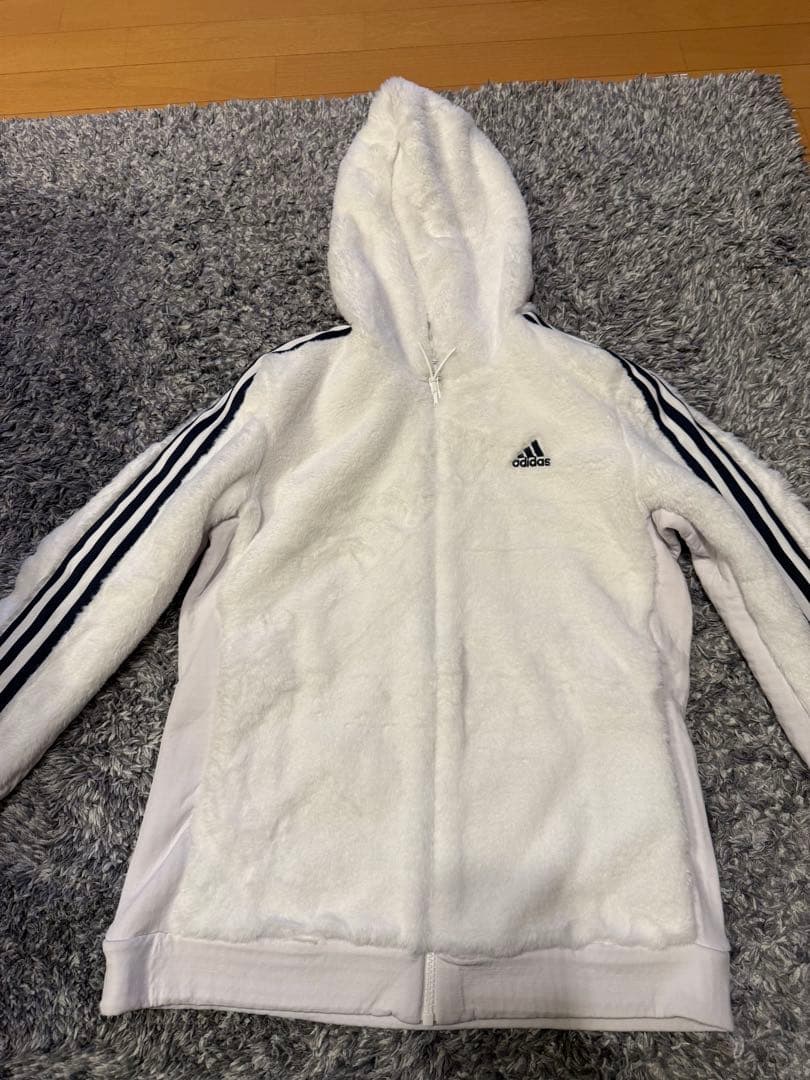 s*a様 激安出品‼️アディダス adidasボアフリースセットアップM