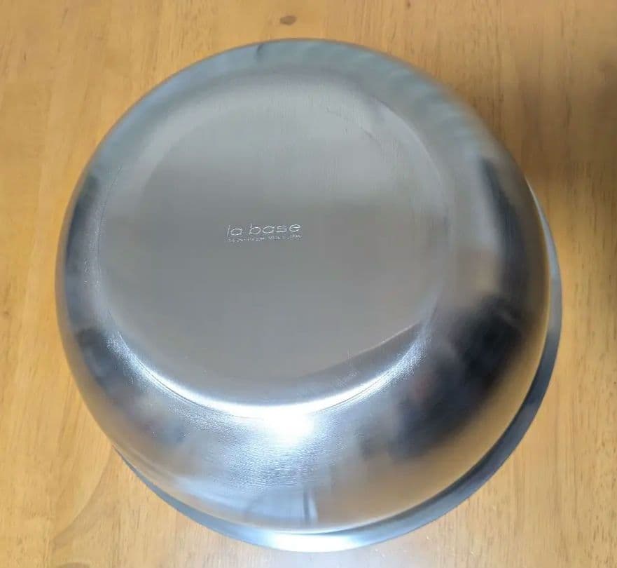la base ラバーゼ　ステンレスボウル・ざる セット　大27cm　新品未使用