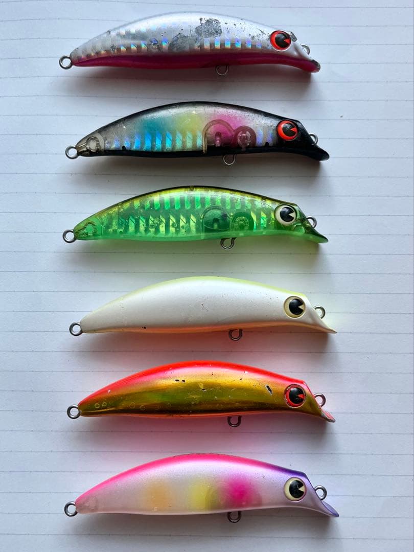 [廃盤] ima　サスケシャッド 75　6個セット　sasuke75shad