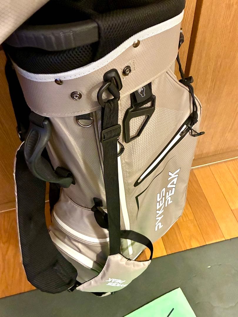k*a様 PYKES PEAK ゴルフ キャディバッグ スタンド式 2.4kg