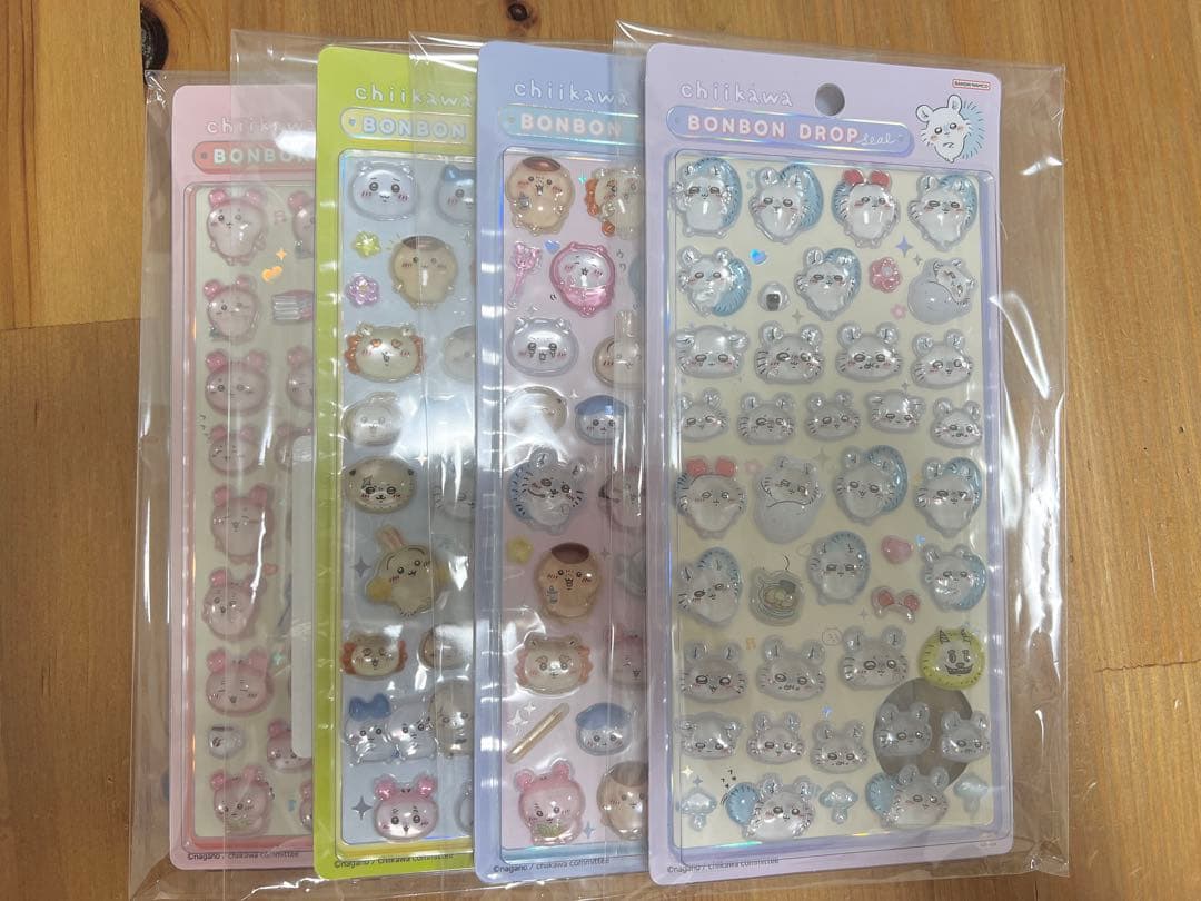 正規品 ボンボンドロップシール ちいかわ 4枚セット 第2弾 新品未開封③