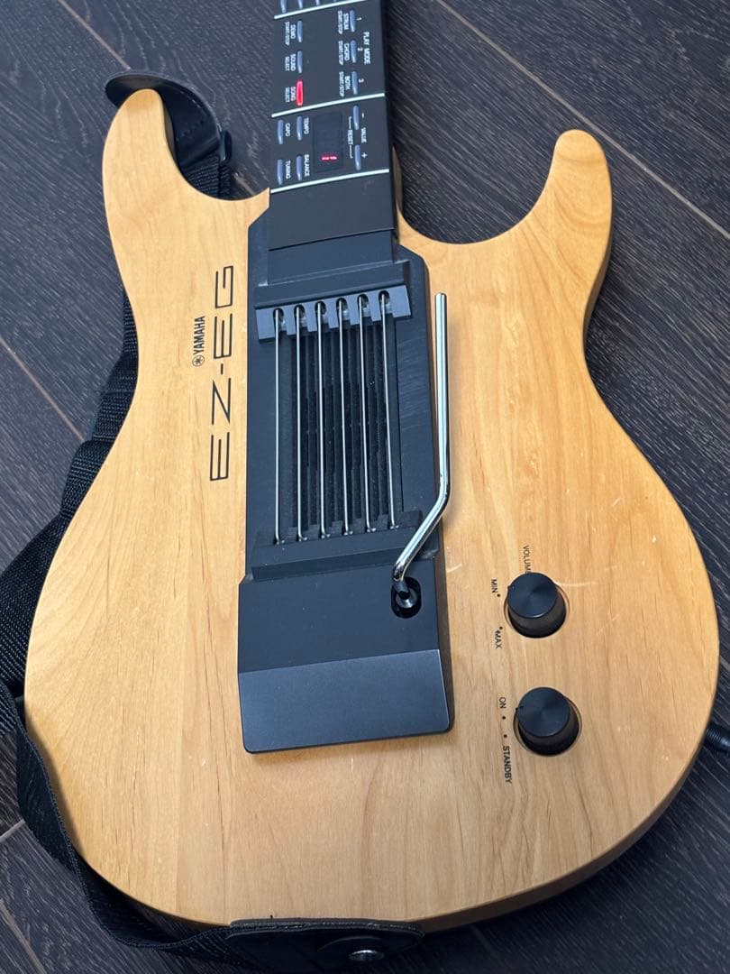 YAMAHA EZ-EG エレキギター ナチュラルウッド（ACアダプター付）