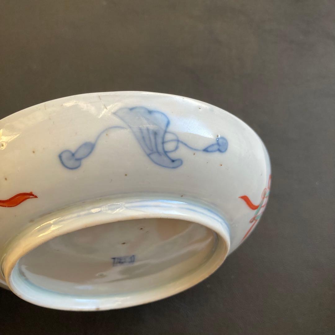 色絵鶉陰陽文皿　第一陶器、柿右衛門や古伊万里や天王窯、九谷焼や大聖寺伊万里好きに