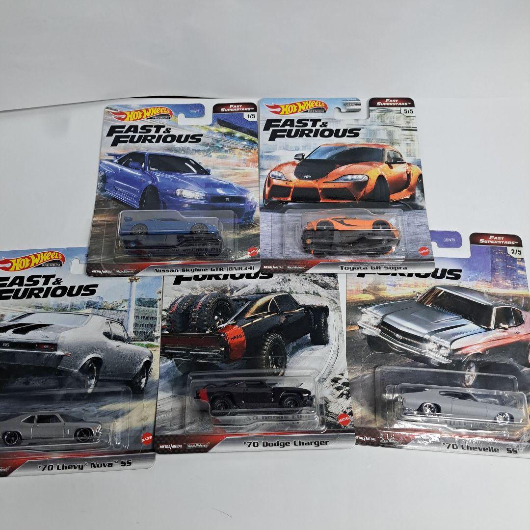 ホットウィール ワイルドスピード FAST SUPERSTARS 5台セット