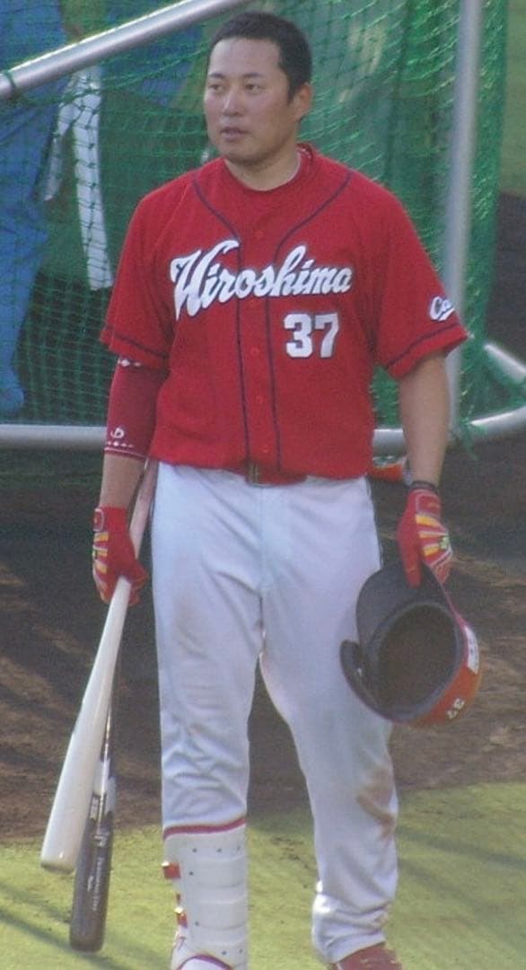 広島東洋カープ #37 松山竜平 選手 実使用バッティンググローブ