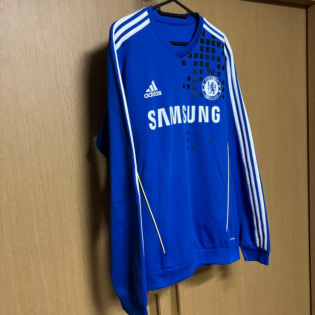 adidas × FCチェルシー × サムスン 長袖 ユニフォーム Lサイズ