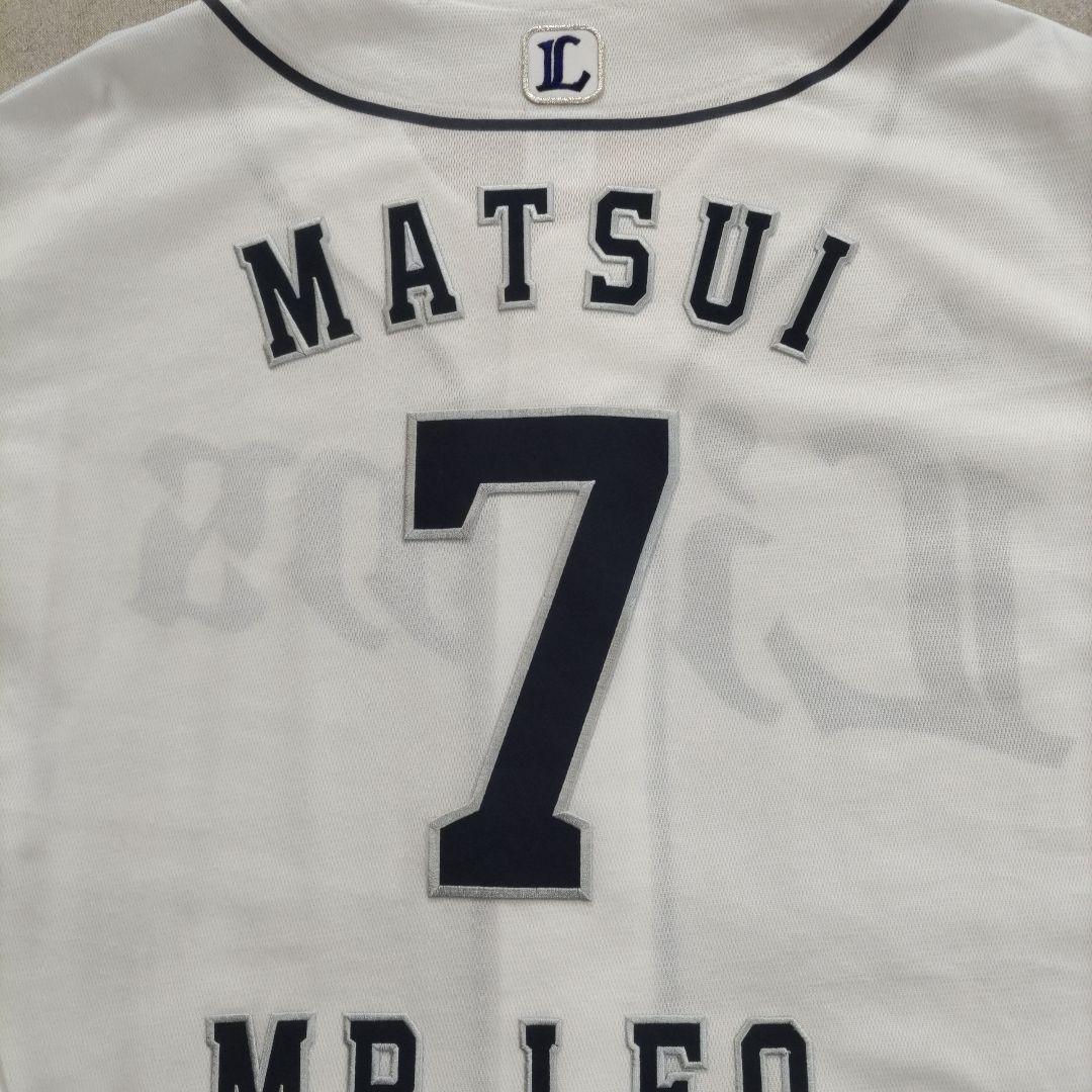 西武ライオンズ.松井稼頭央ユニフォーム(М)＋ピンバッチ