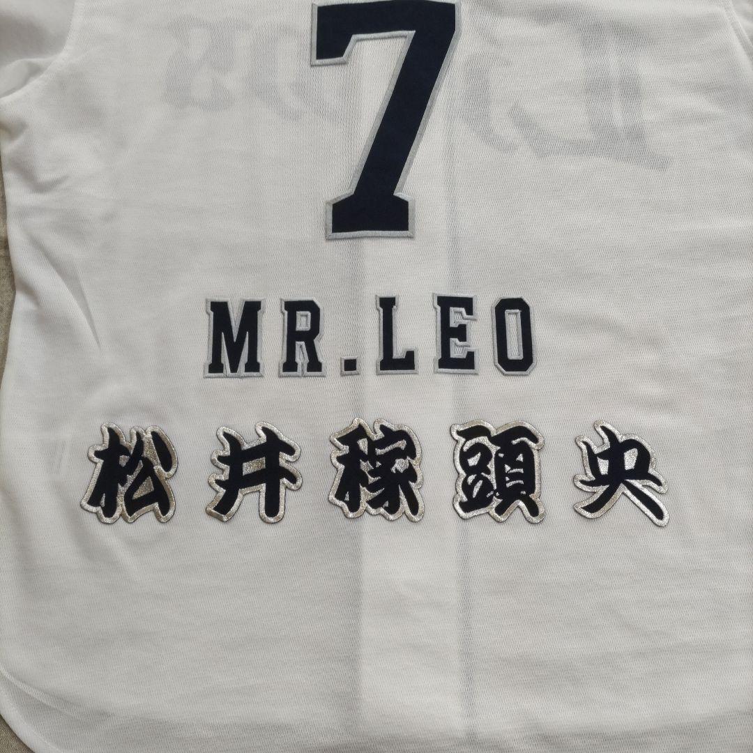 西武ライオンズ.松井稼頭央ユニフォーム(М)＋ピンバッチ