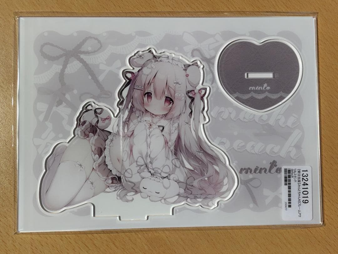 桃豆こまもち　A5フレームアクリルスタンドセット　未開封