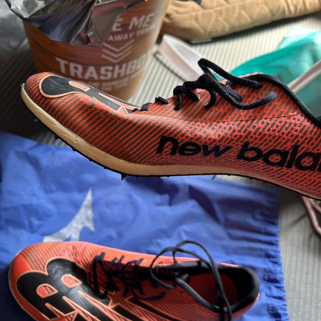 New Balance スパイクシューズ オレンジ