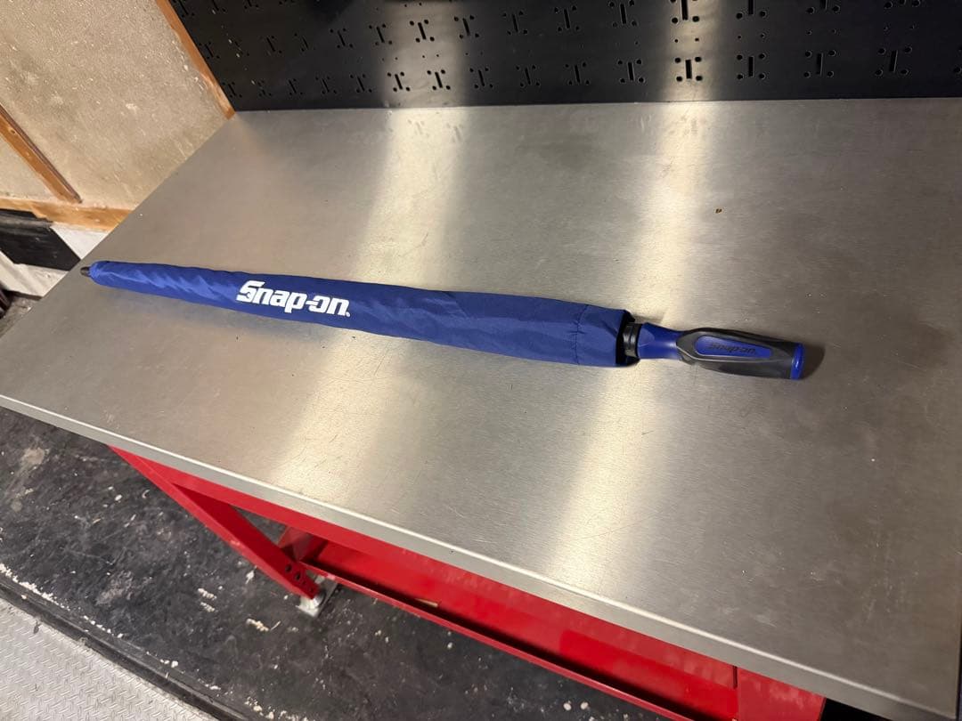 Snap-on ゴルフ用傘 青と黒 8本骨　スナップオン