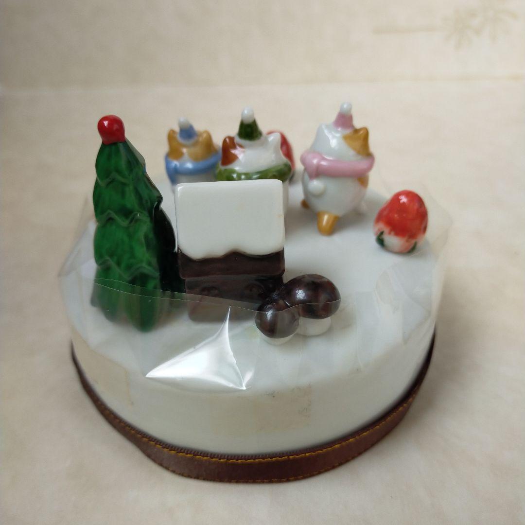 未使用 猫舎道楽堂本舗 クリスマス 12月 のれん ケーキのネコヤ