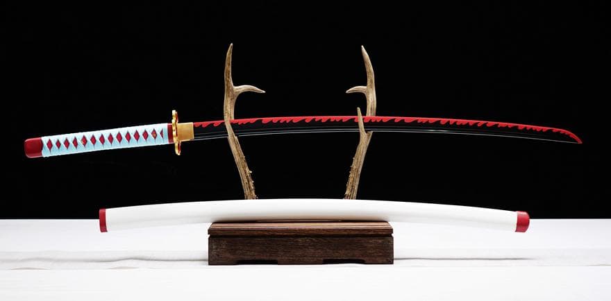 【1～2日出荷】鬼滅シリーズ-甘露寺蜜璃 居合刀 武士道 武蔵 鑑賞用 手鍛造打