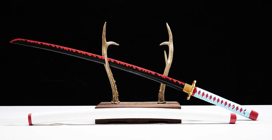 【1～2日出荷】鬼滅シリーズ-甘露寺蜜璃 居合刀 武士道 武蔵 鑑賞用 手鍛造打