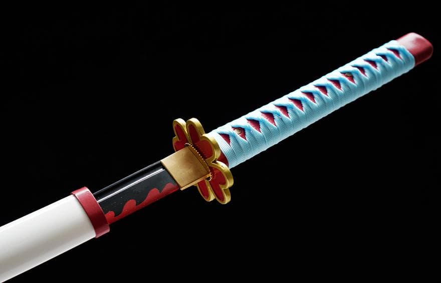 【1～2日出荷】鬼滅シリーズ-甘露寺蜜璃 居合刀 武士道 武蔵 鑑賞用 手鍛造打
