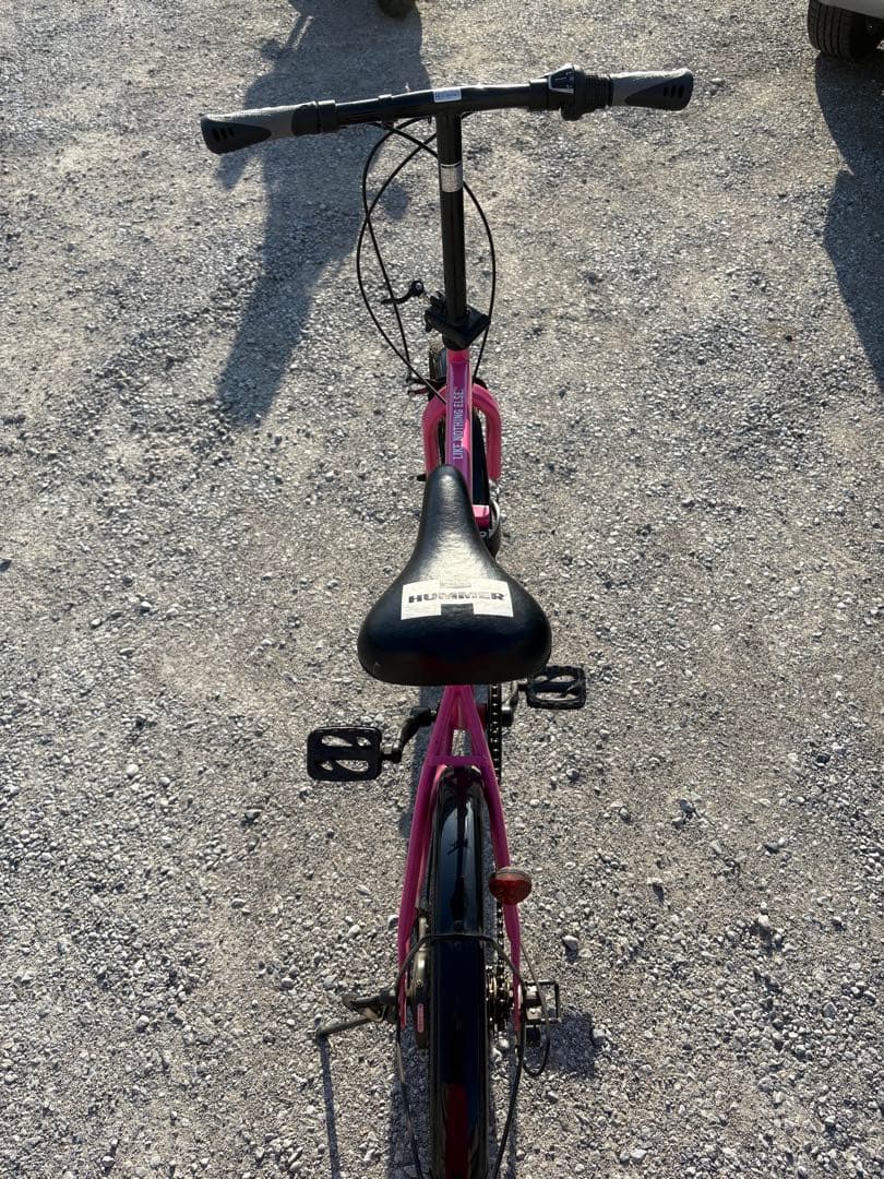 HUMMER 折りたたみ自転車 ピンク