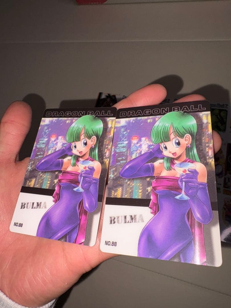 ドラゴンボール　グミ　カード　ブルマ他