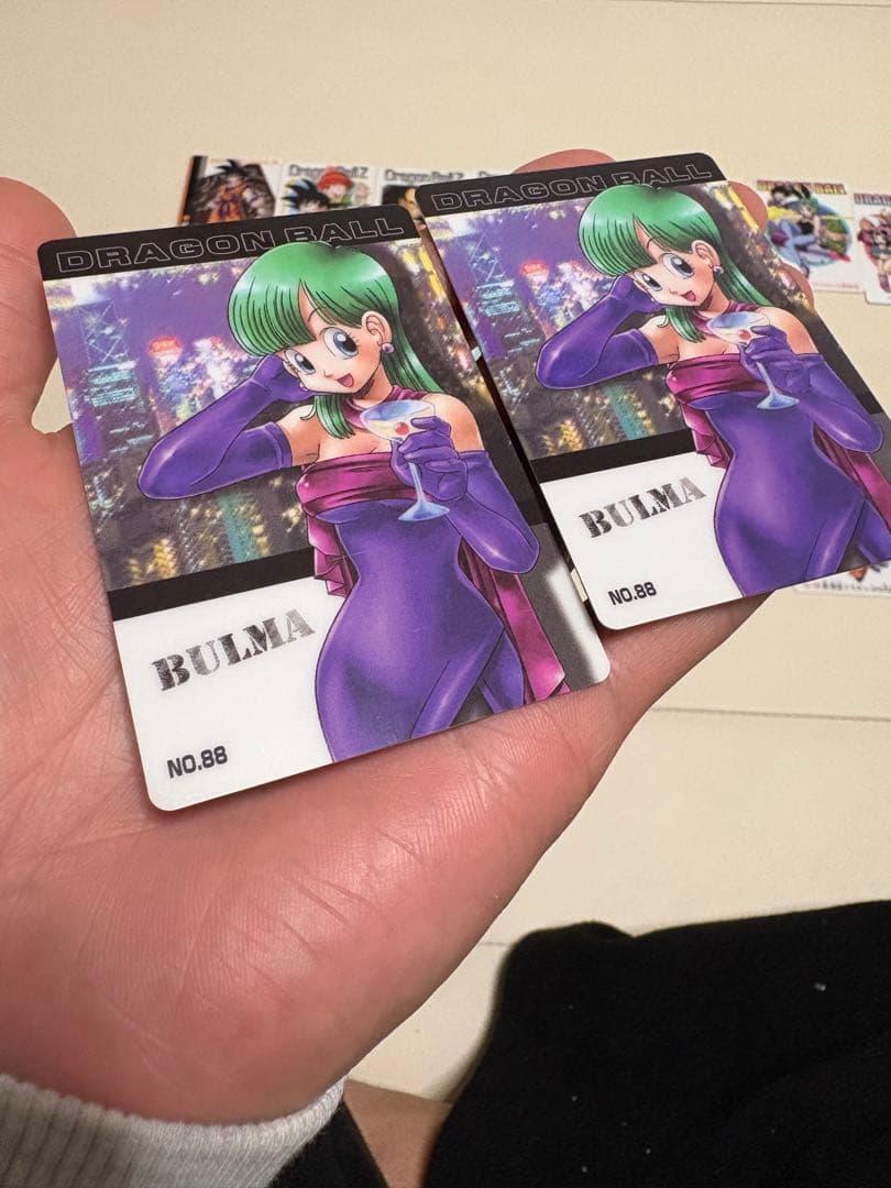 ドラゴンボール　グミ　カード　ブルマ他