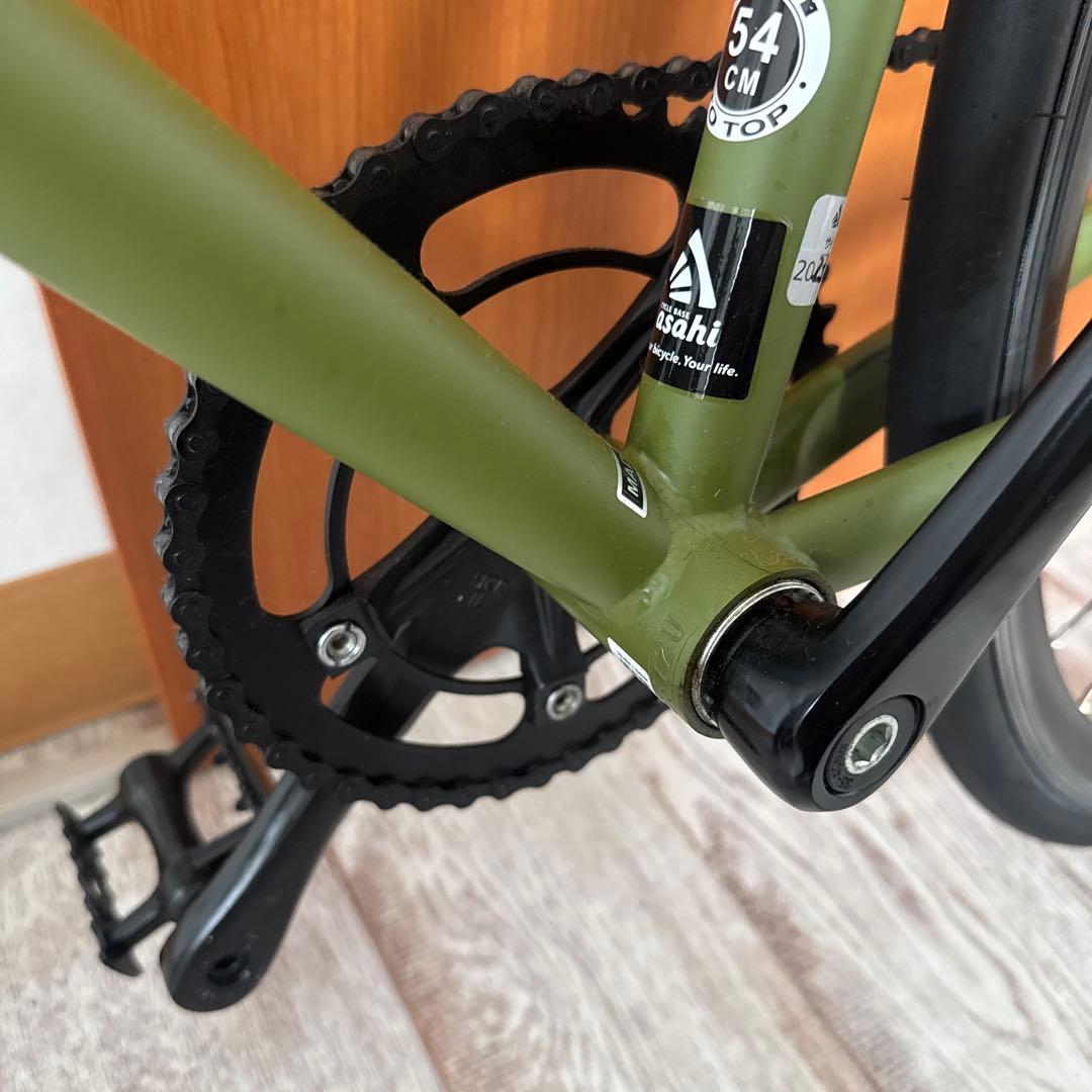 オリーブグリーン ピストバイク 700C