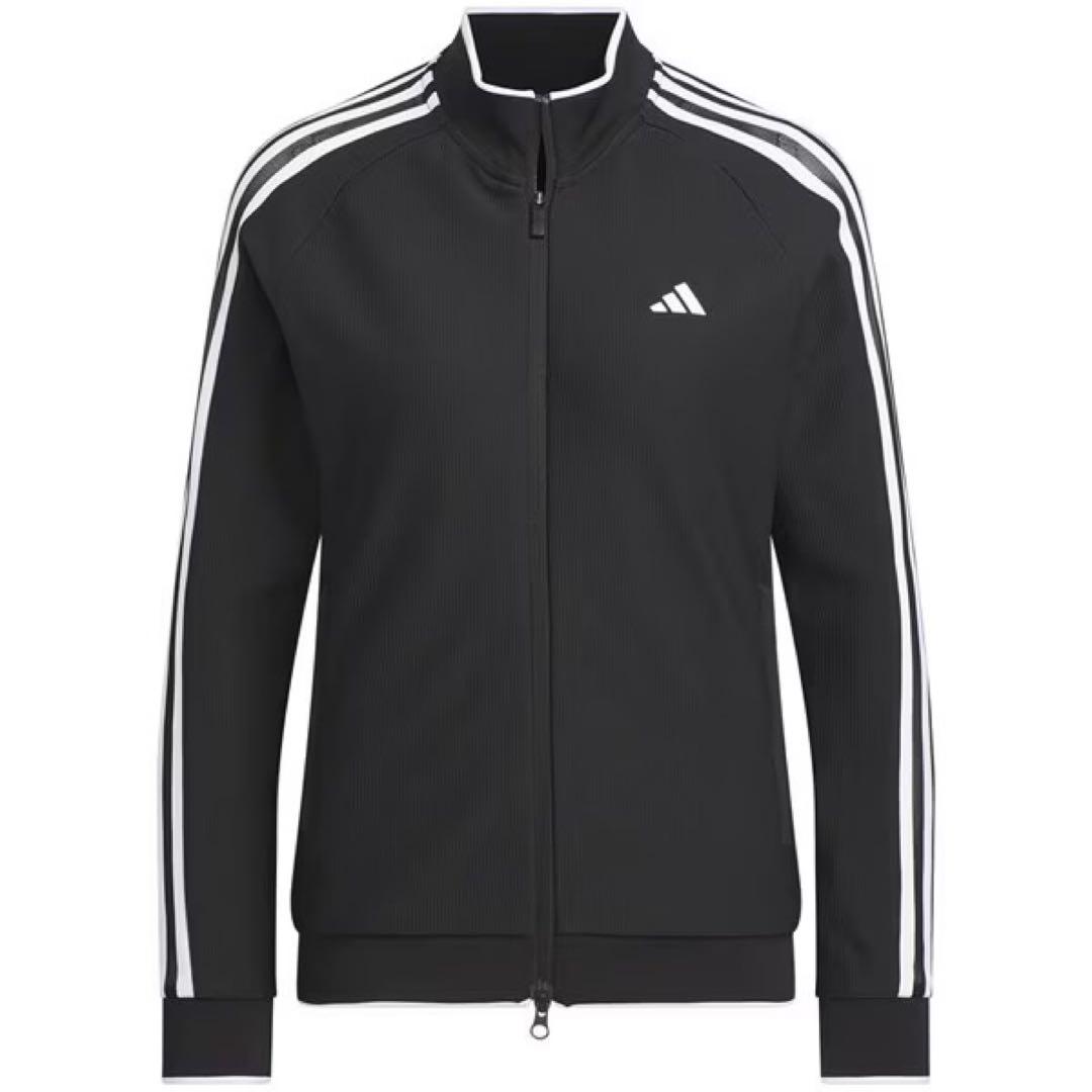 新品　adidas 3ストライプ セットアップ　黒