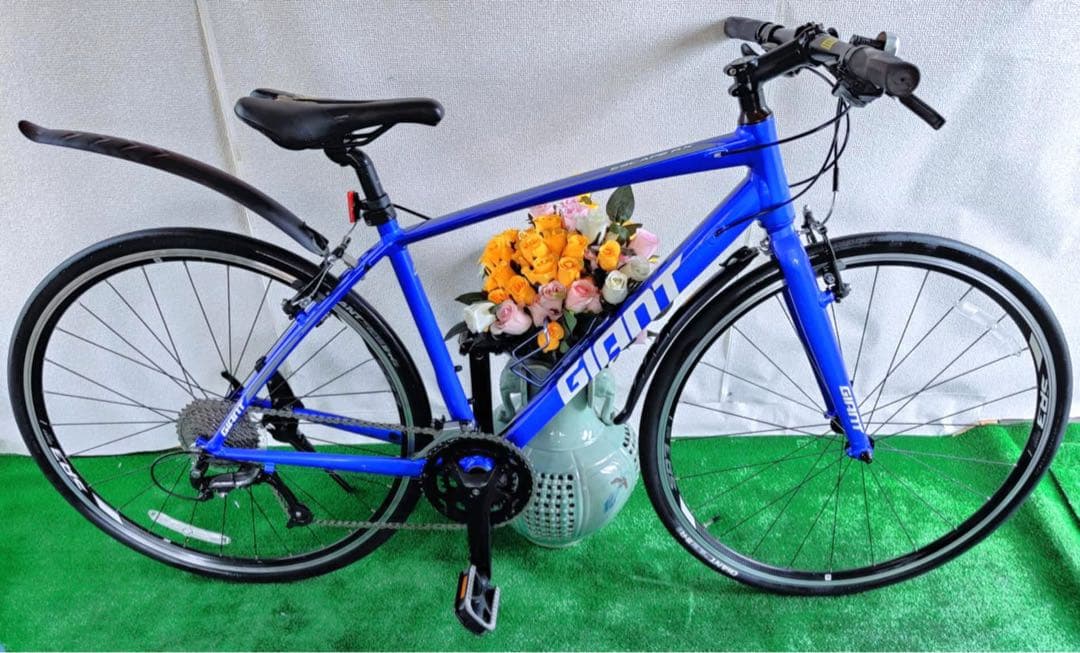 GIANT アルミロードバイク 700C 青