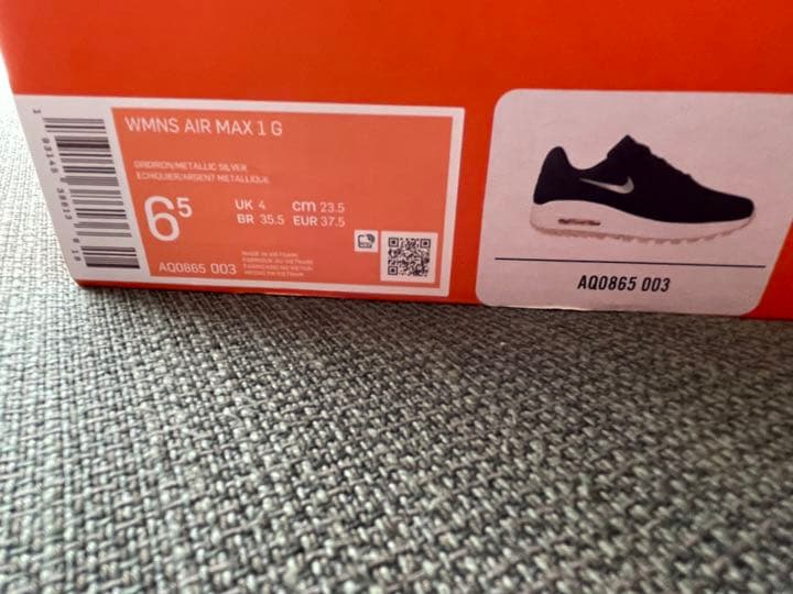 未使用NIKE AIR MAX1G ナイキエアマックスゴルフ23.5 ラスト