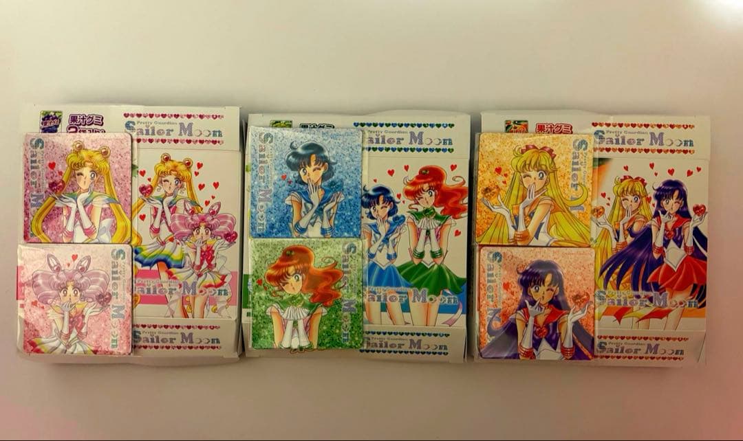 セーラームーン 明治 果汁グミ 特典 マグネットシート 箱