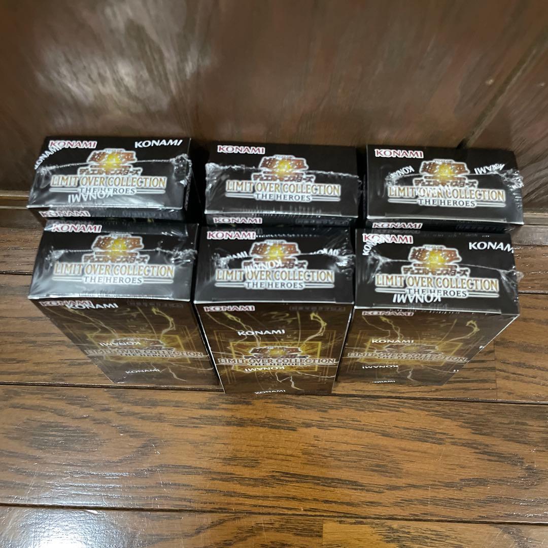 遊戯王　リミテッドオーバーコレクション　ヒーローズ　未開封シュリンク付き6box