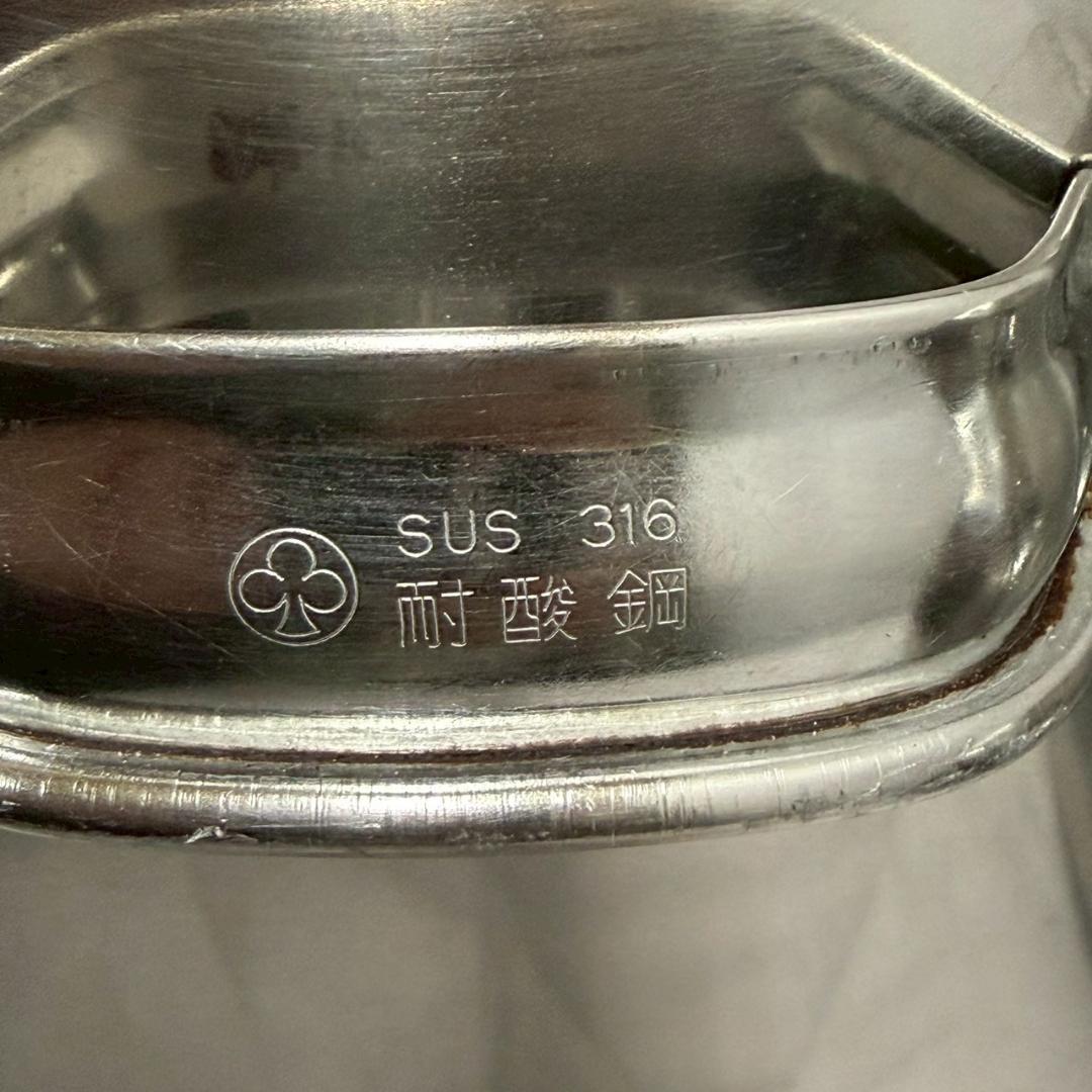 【クローバー】 業務用 ステンレス製 寸胴鍋 両手鍋 厨房 厨房機器 A0691