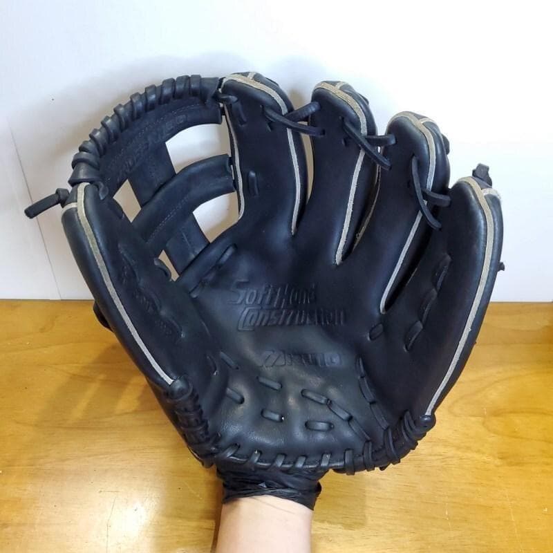 ミズノ ソフトハンドコントラクション 限定モデル 良品 内野用 軟式グローブ
