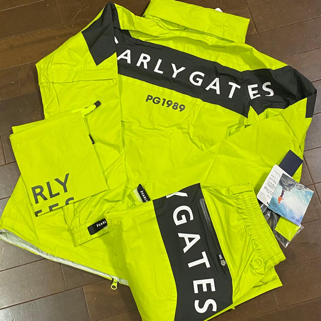 ★パーリーゲイツPEARLYGATESレインウェアフルジップジャケット&パンツ★