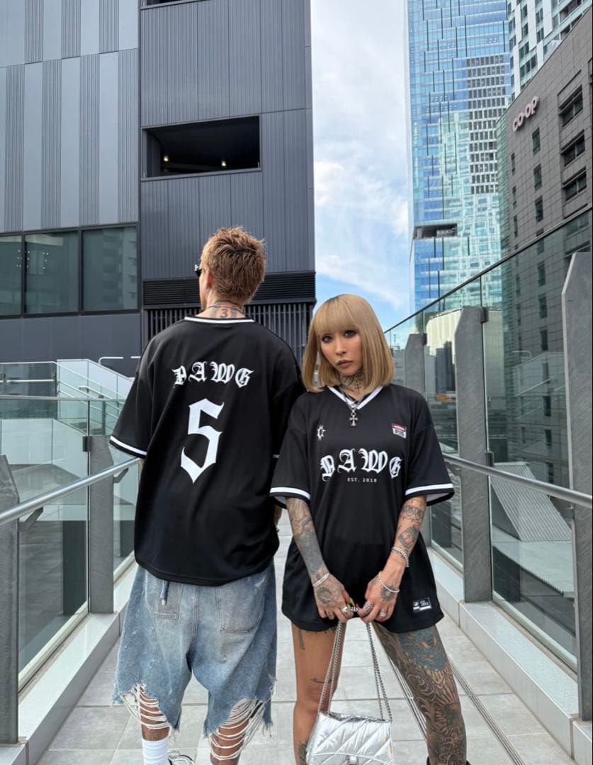 DAWG サッカーシャツ泉麻那 StaxxT CREAM MC TYSON
