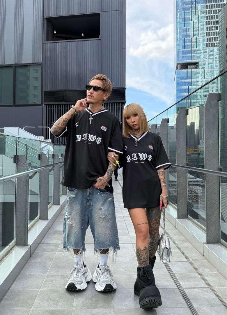 DAWG サッカーシャツ泉麻那 StaxxT CREAM MC TYSON