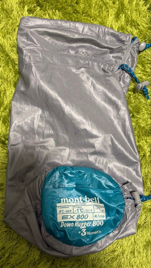 montbell ダウンハガー 800 #3 寝袋 woman