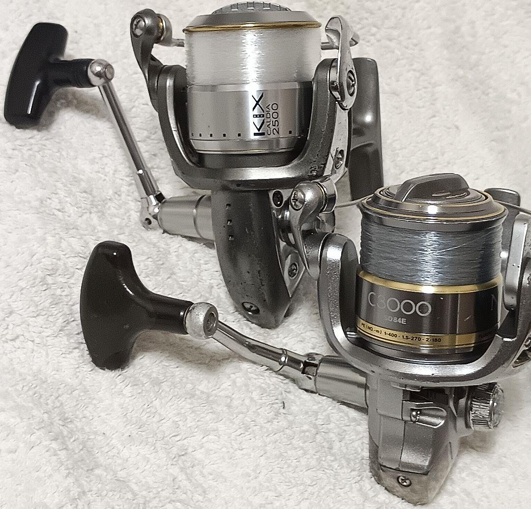 ダイワカルディアキックス2500&シマノ11ナスキーC3000まとめて