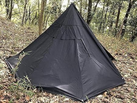 ポーランド軍 放出 ポンチョテント一式 サイズ２ ブラック （170-180）