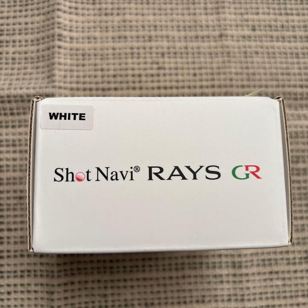 ShotNavi RAYS GR ゴルフ用距離計 ホワイト