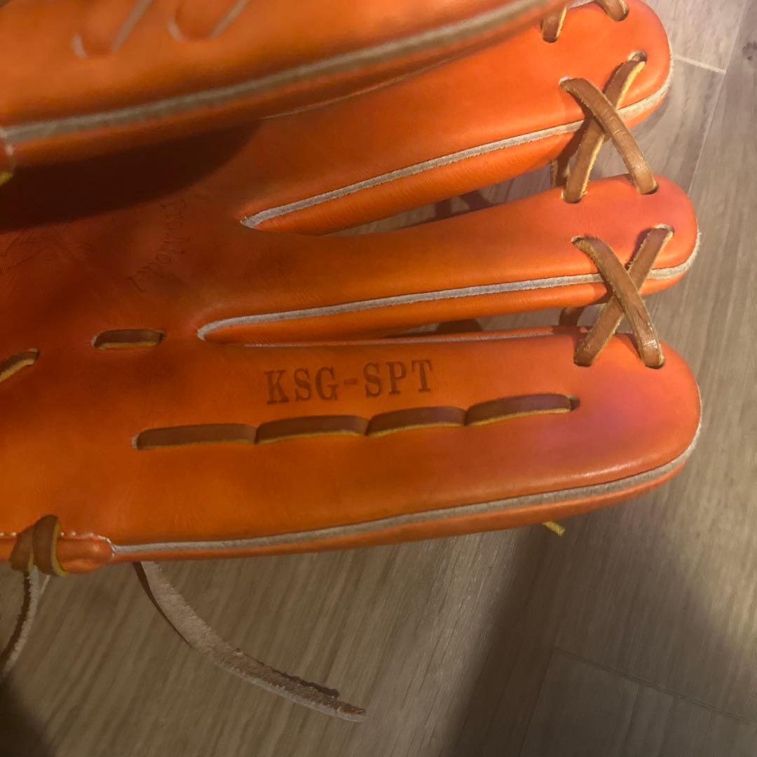 Slapper KSG-SPT 硬式グローブ オレンジ