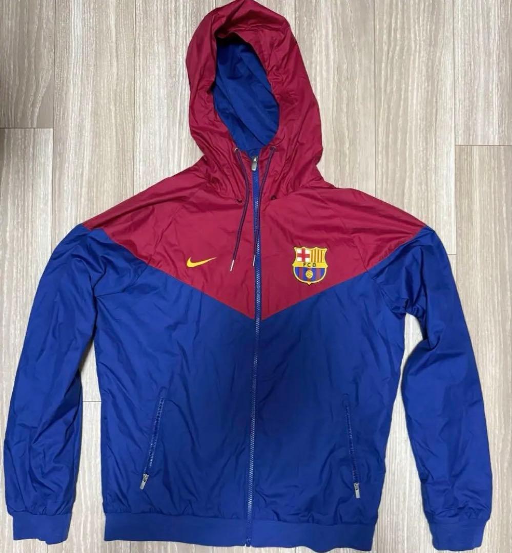 Nike FC Barcelona フード付きナイロンジャケット