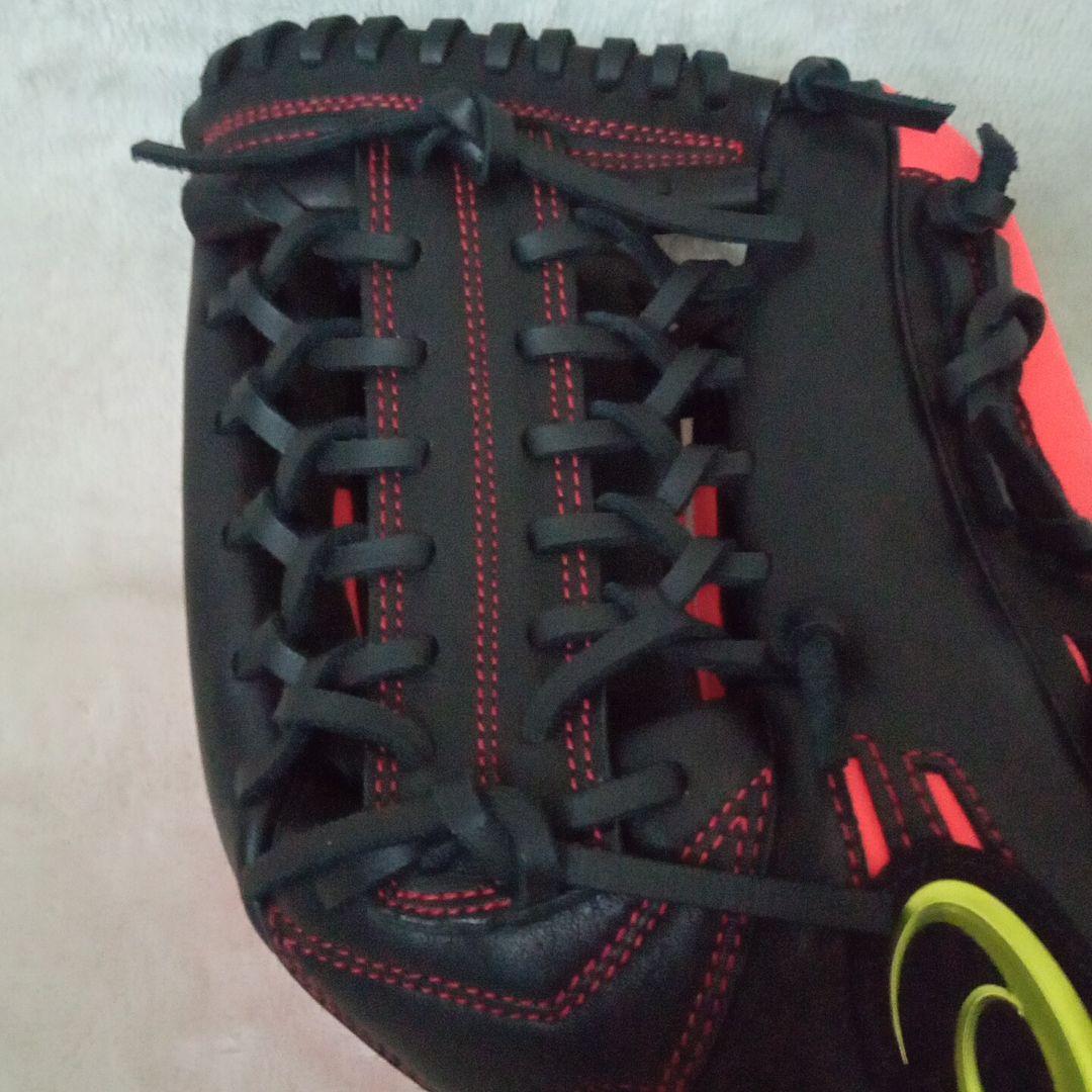 美品 アシックス 軟式グラブ 外野手用 COLOR GLOVE 3121A630