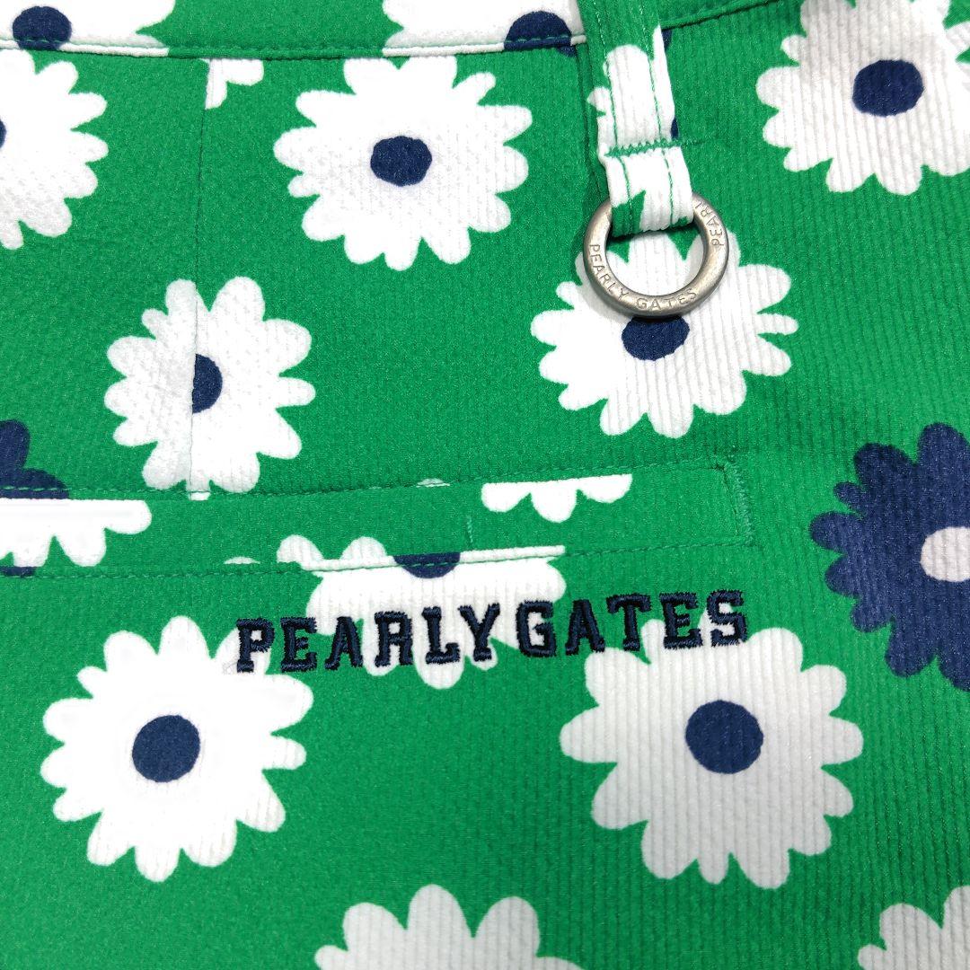 PEARLY GATES　30th ANNIVERSARY　スカート　花柄　緑
