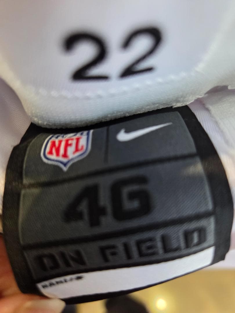 NFL NIKE ゲームパンツ 白×紺 4G ON FIELD