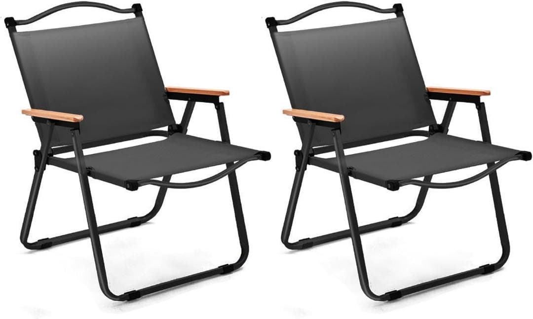 CampWild アウトドアチェア キャンプチェア 折りたたみ椅子 2個セット