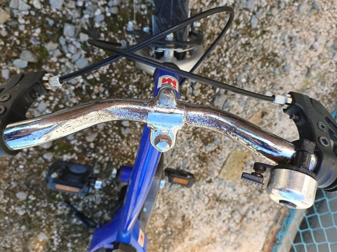 へんしんバイク 子供用自転車 青